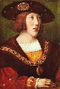 Bernard van orley Portrait of Charles V oil painting artist